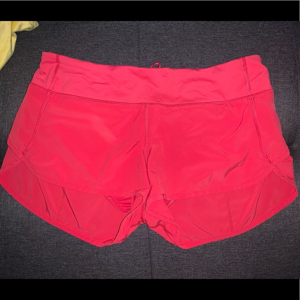 Lululemon speed short in pink! Size 8.